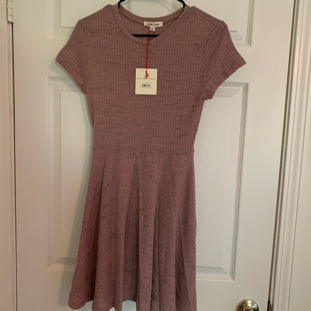 Knit skater dress
